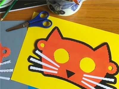 Velikonoce s EDOU: Vyrobte si masku - kočka