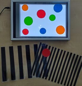 Zrakově stimulační fólie na lightbox 2