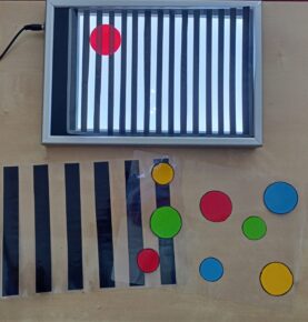 Zrakově stimulační fólie na lightbox